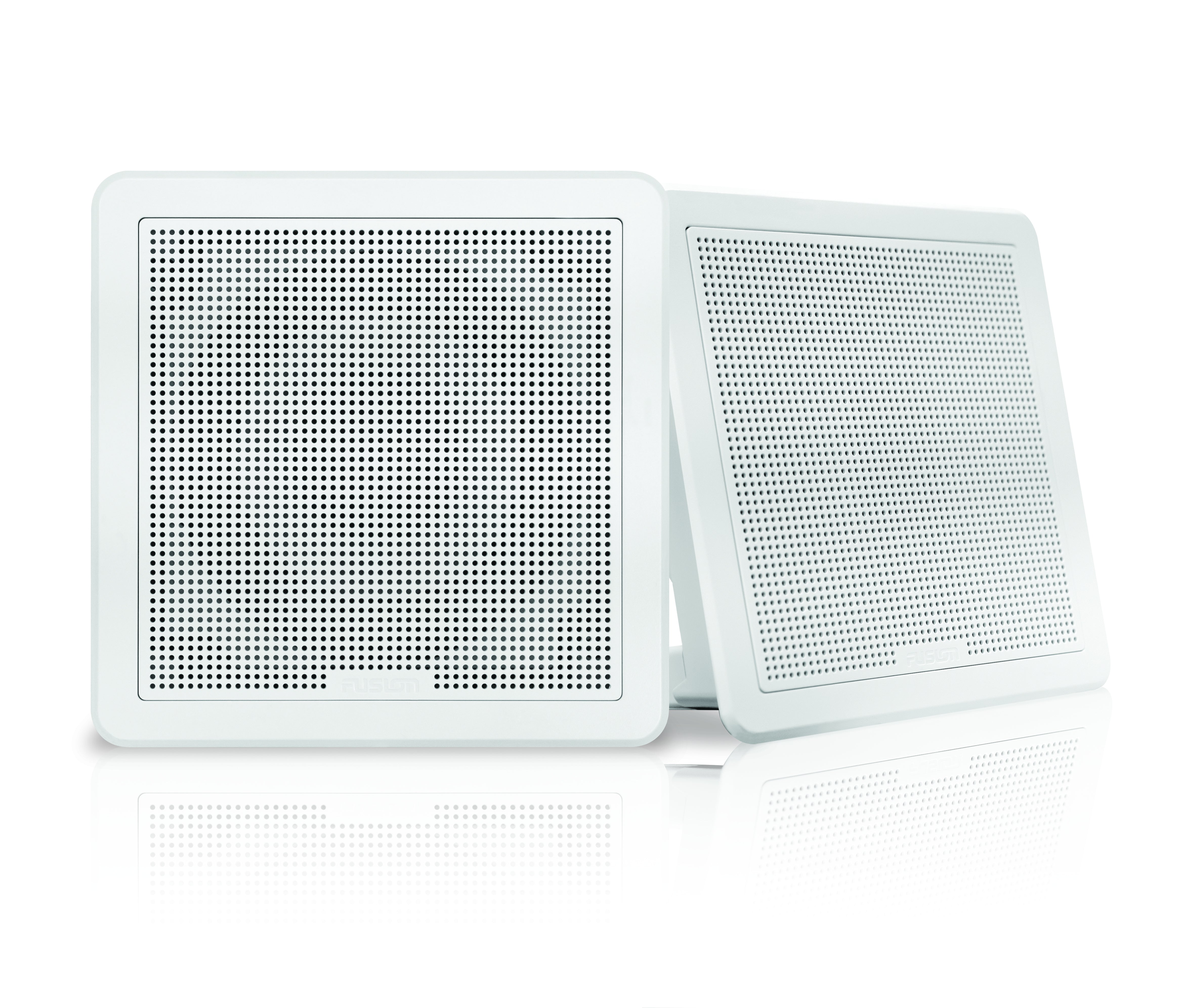 Fusion FM-F65SW 6 White Square Flush Mount Speakers