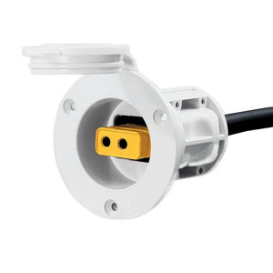 Cannon White Flush Mount Power Port