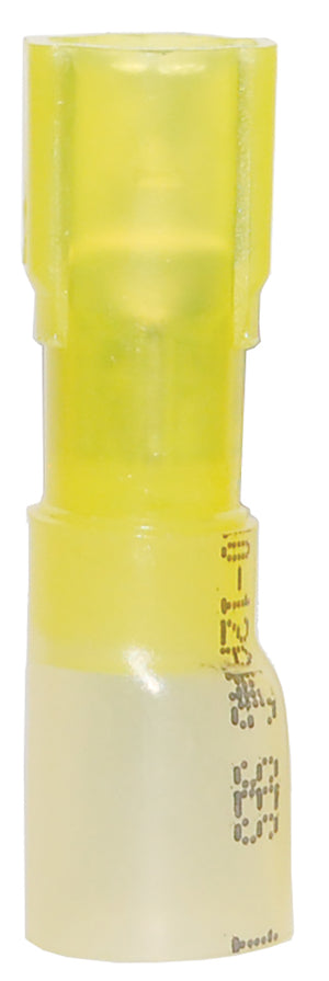 Ancor 10-12 Female Disconnect Heat Shrink Yellow 25 Pack