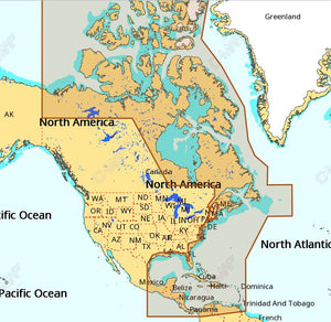 C-MAP NA-M033 Max MegaWide microSD Atlantic Coast, Gulf o Mexico and Caribbean