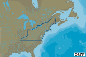 C-MAP NA-Y073 Max N+ microSD Northeast US Lake Insight HD