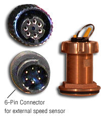 Furuno 235DT-MSE Low Profile Bronze Thru-Hull  Depth and Temp NMEA0183 Smart Sensor