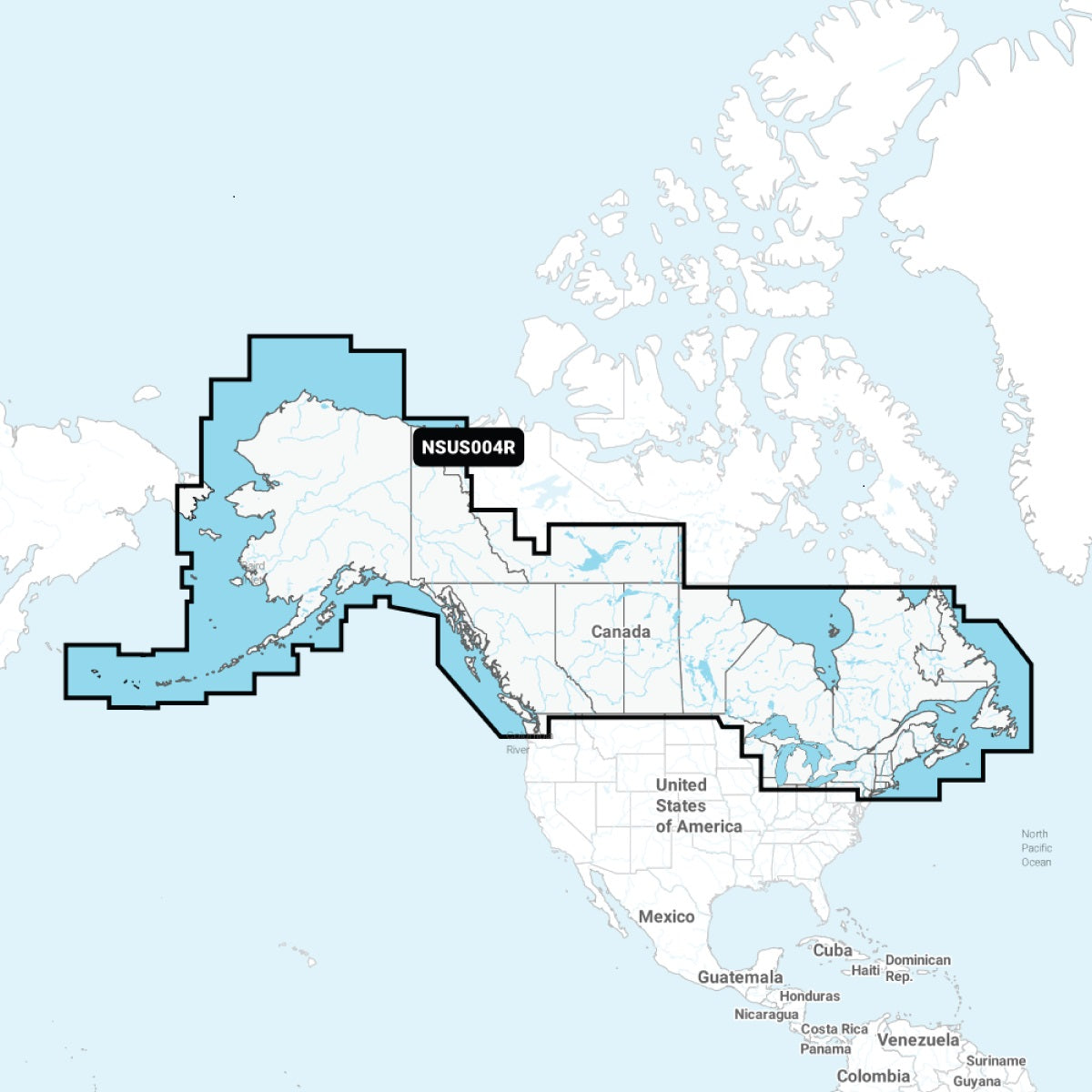 Garmin NSUS004R Navionics+ Canada & Alaska mcroSD