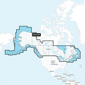 Garmin NSUS004R Navionics+ Canada & Alaska mcroSD