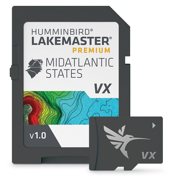 Humminbird Lakemaster VX Premium Mid-Atlantic States microSD