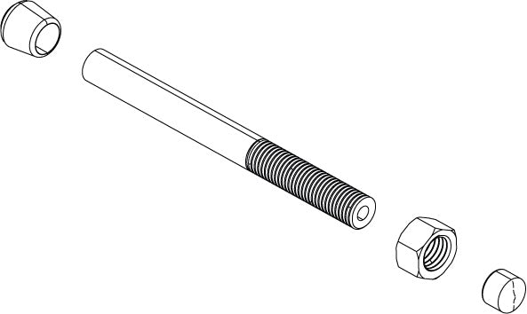 Lowrance 000-15278-001 Rod Stabilizer kit for Ghost