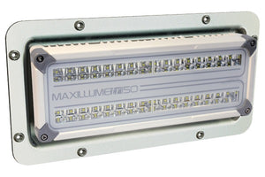 Lumitec Maxillume tr150 Flood White LED Semi-Recessed White Housing 12/24v