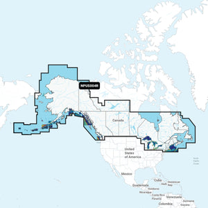 Navionics Platinum+ NPUS004R Canada and Alaska microSD