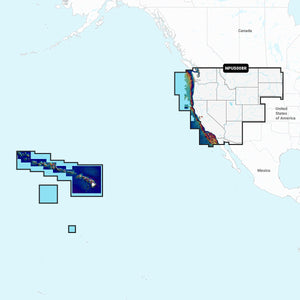 Navionics Platinum+ NPUS008R U.S. West microSD