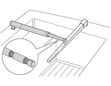 Raymarine 3" Pushrod Extensio