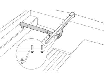 Raymarine 2" Tiller Bracket