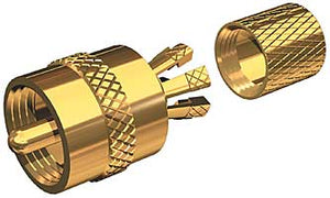 Shakespeare PL259CPG Connector Gold Plated